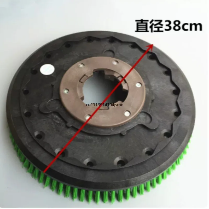 17 Inch Floor Scrubber Carpet Brush Holder, Steel Wire Brush Pad Driver, Replacement Needle Plate for Floor Cleaning Machine