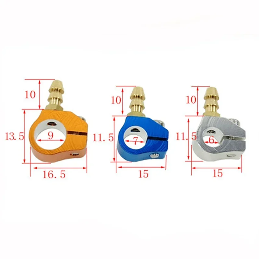 

6mm 7mm 9mm Copper Pipe Fuel Clip / Shafting Copper Tube Clip For Remote Control Petrol Boat / Rc Boat Accessories