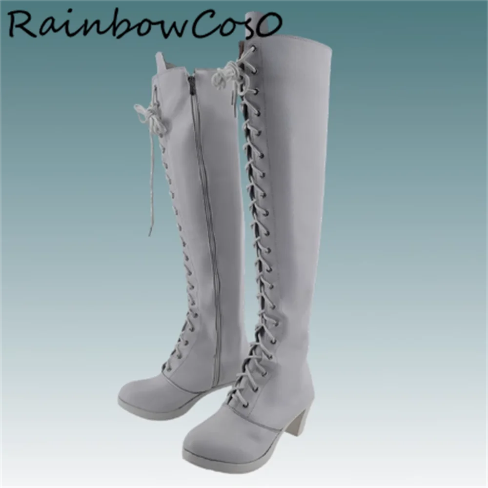 Ciel Phantomhive Black Butler Cosplay Shoes Boots Game Anime Party Halloween RainbowCos0 W5282