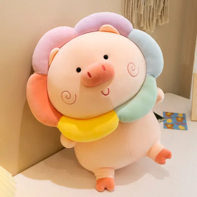 

25/35cm Pink Pig Plush Doll Children's Sleeping Dolls Kawaii Animals Soft Plush Filled Pillow Homr Decoration Toys Birthday Gift