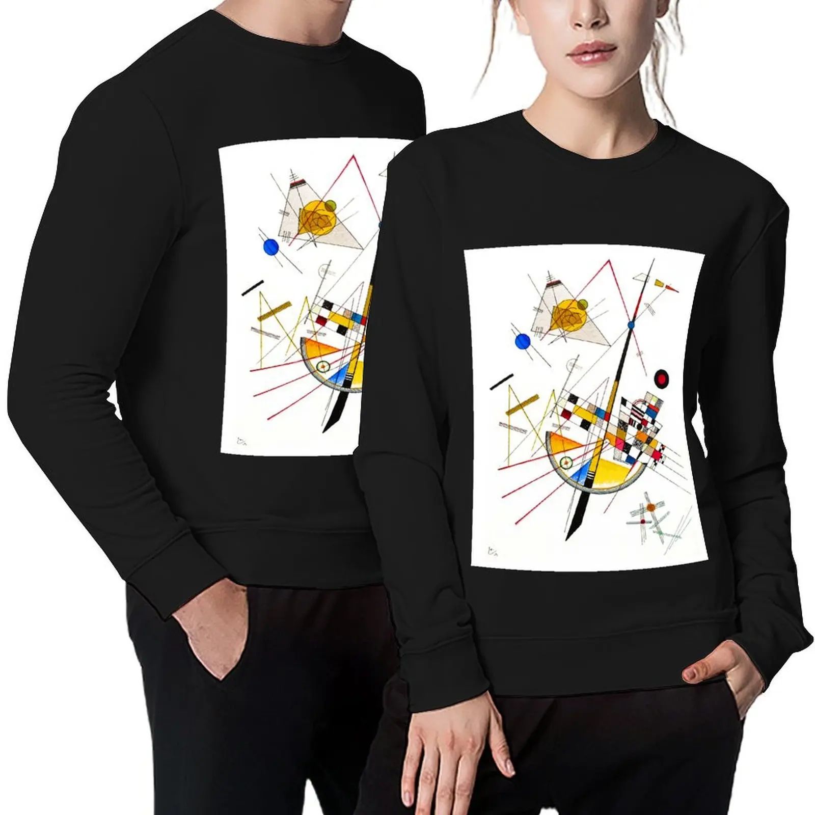 

HD Kandinsky - Delicate Tension Pullover men's coat men clothes men's winter sweater autumn jacket men graphic sweatshirts