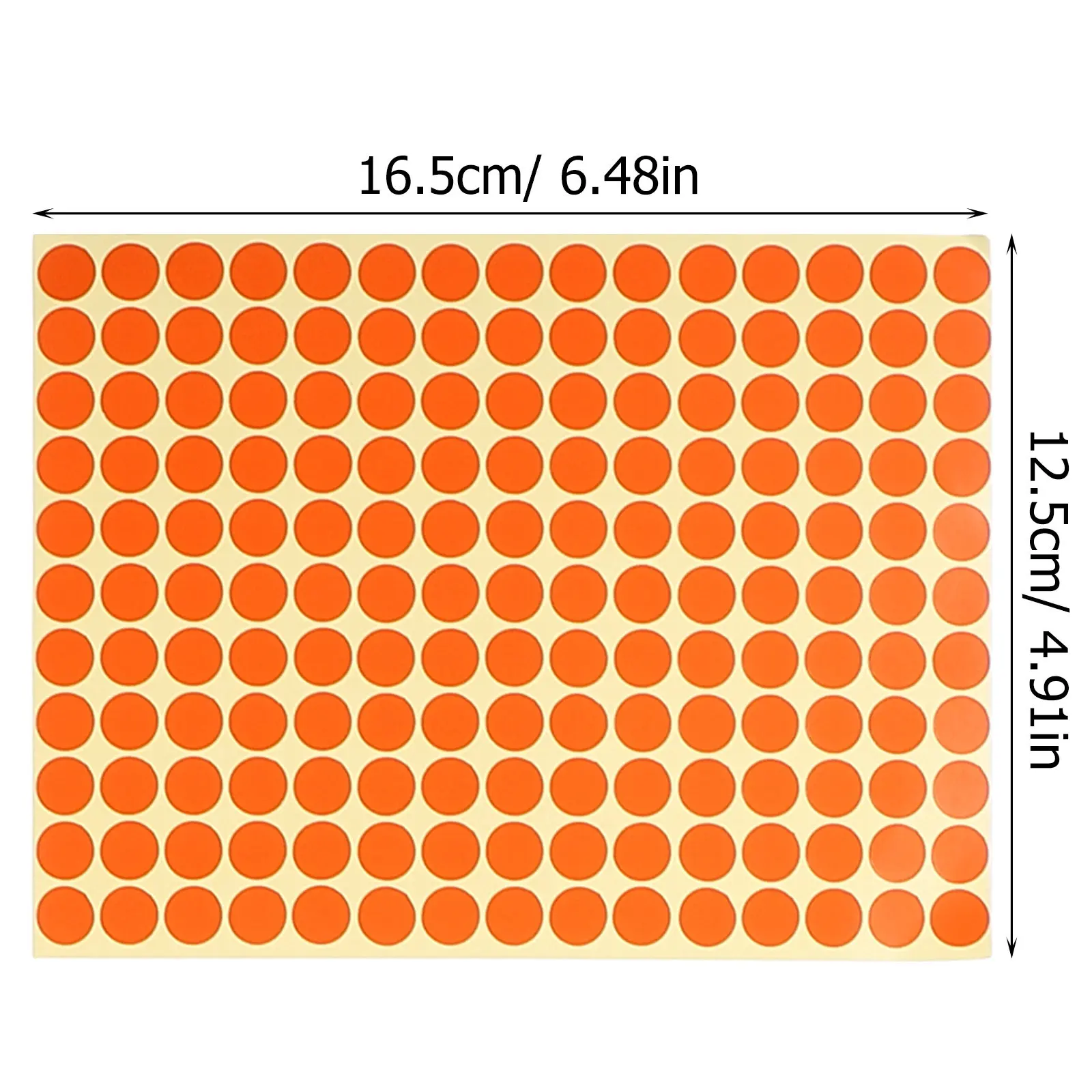 20 Sheets Colored Dot Stickers Round Color Coding Labels for Home Office School Small Dot Decals Small Round Stickers