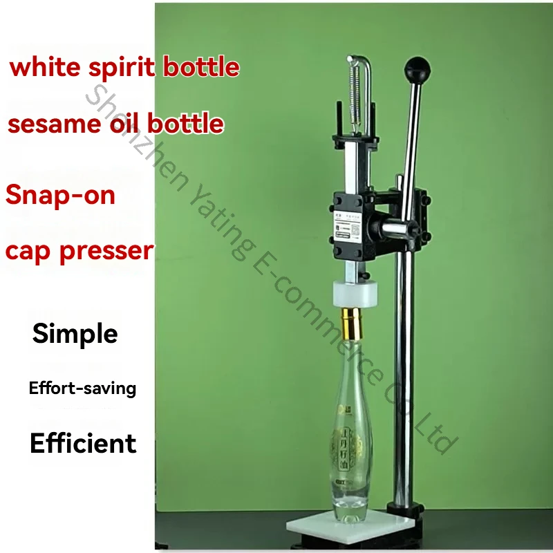 Snap-on White Wine Bottle Sesame Oil Bottle Soy Sauce Capping Machine Sealing Manual Capping Device Small Labor-saving Household
