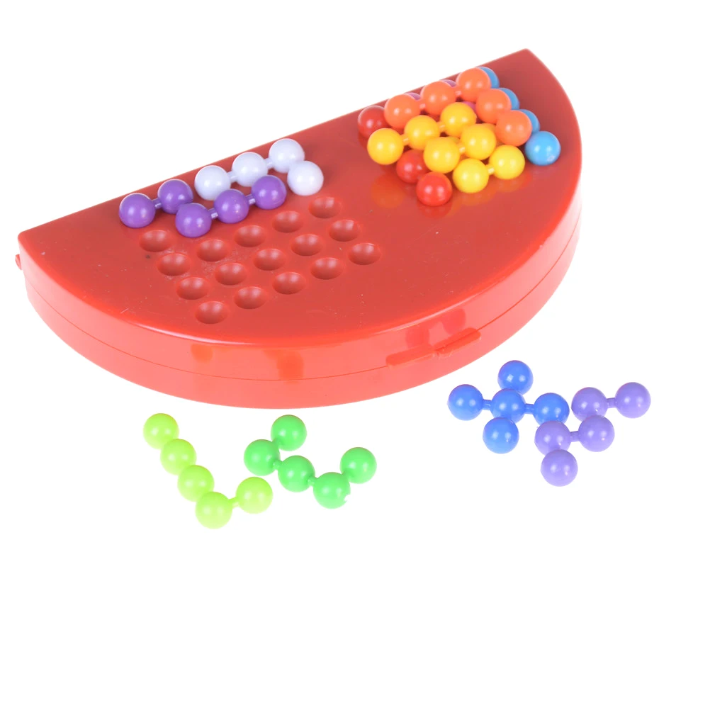 180 チャレンジ IQ 3D パズルボードゲームクラシックピラミッドプレートパール論理心子供のためのピラミッドビーズモンテッソーリおもちゃギフト