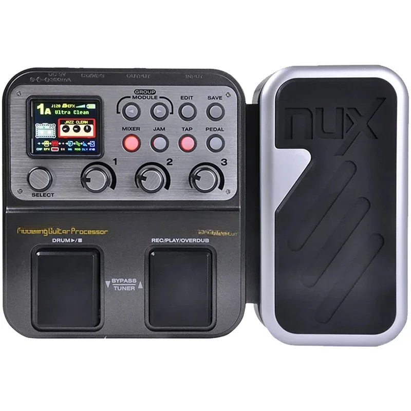 Hot Sales NUX MG-100 Modeling Guitar Effects Processor 24 Classic Amps, Distortion Pedals And Acoustic Models