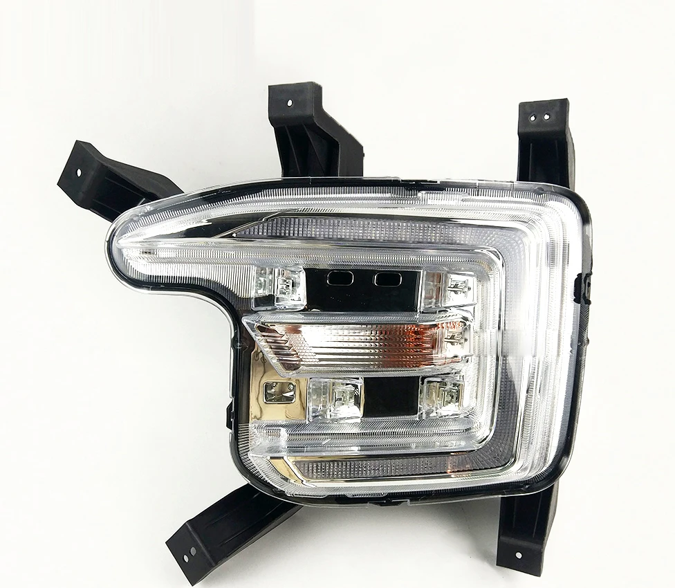 1pcs car bumper headlight for ChangAn CS55 daytime light 2018~2019y DRL car accessories LED headlamp for ChangAn CS55 fog light