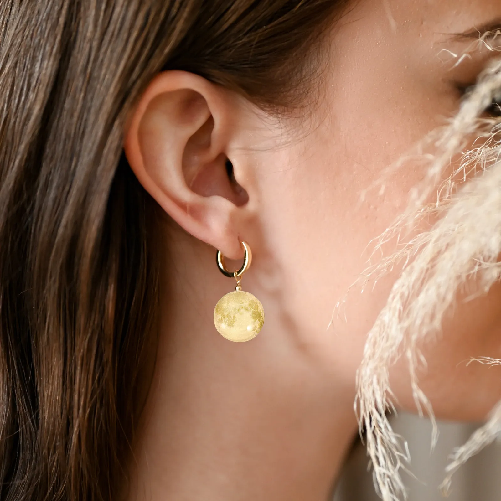 

100Pcs Glow in Gemstone Patches Round DIY Jewelry Making Accessories Craft Decor Planet Design Luminous Glass Eyes