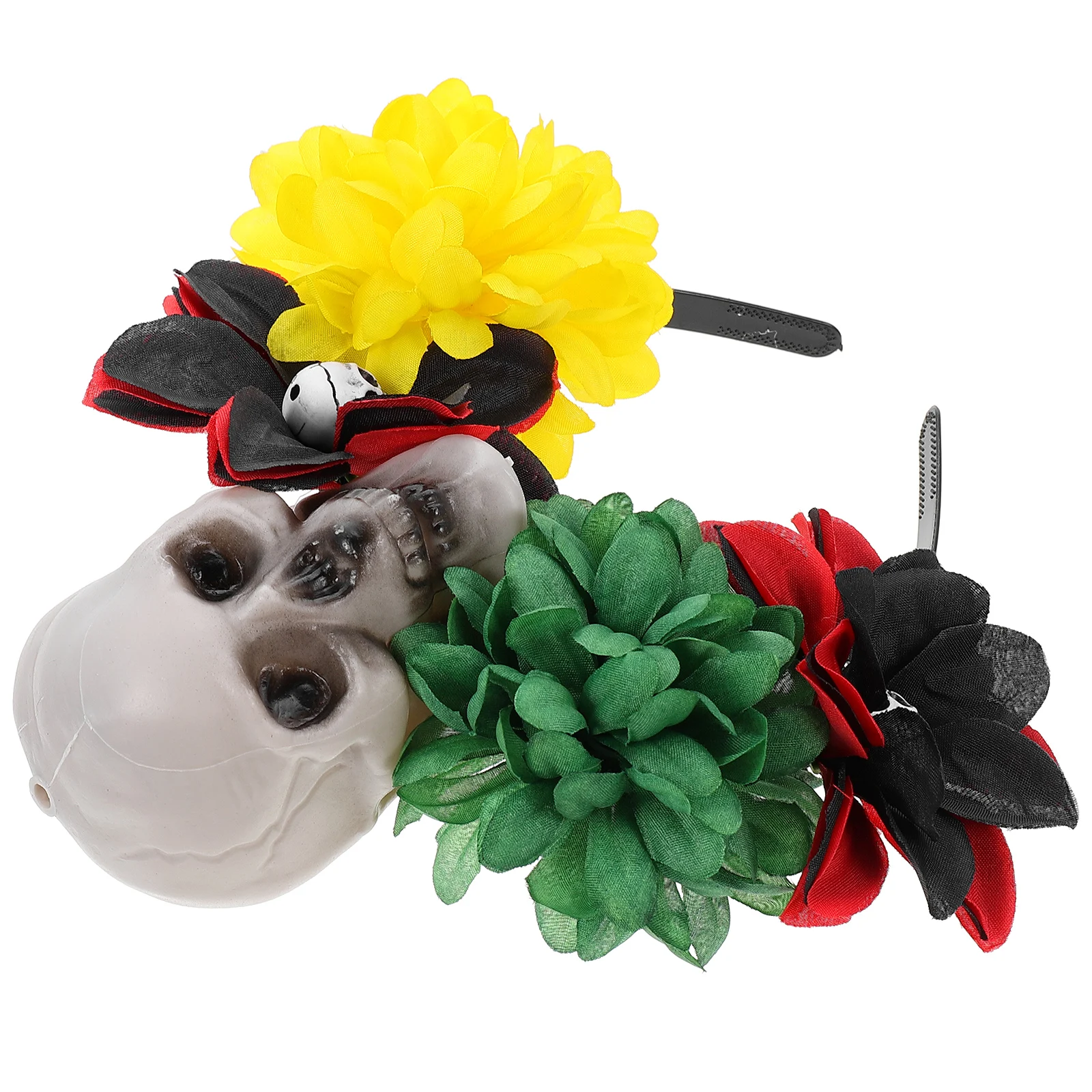

Skull Headbands Hair Hoops Rose Bands Headdress Fashion Party Decorative Decorative Headbands Prank Cosplay Mini