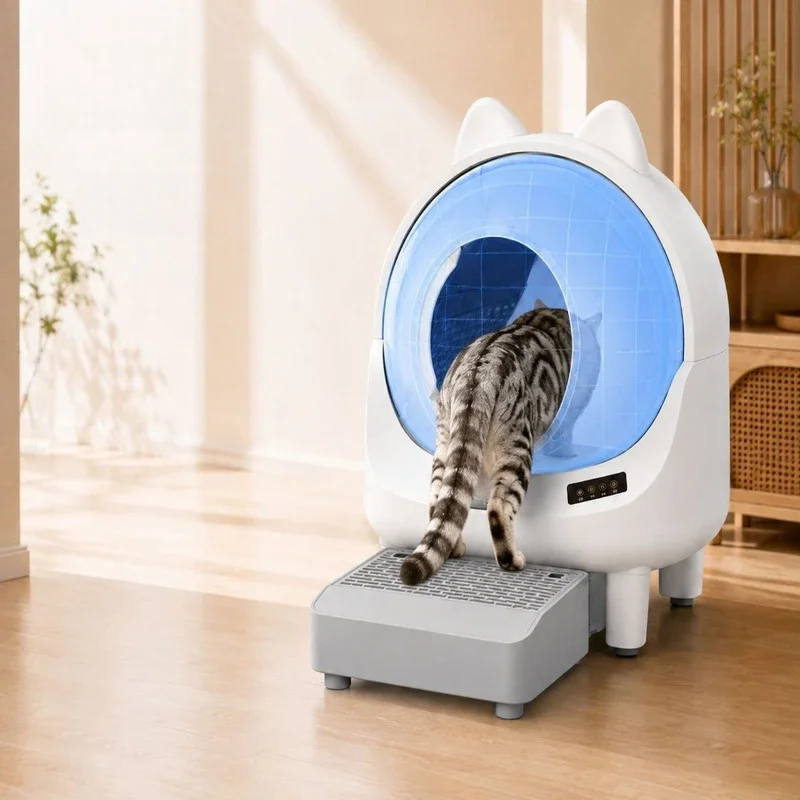 Hiding Side Entrance Stainless Steel Jewelry Litter Box Extra Large Defecation Litter Box Arenero Para Gatos Household Items
