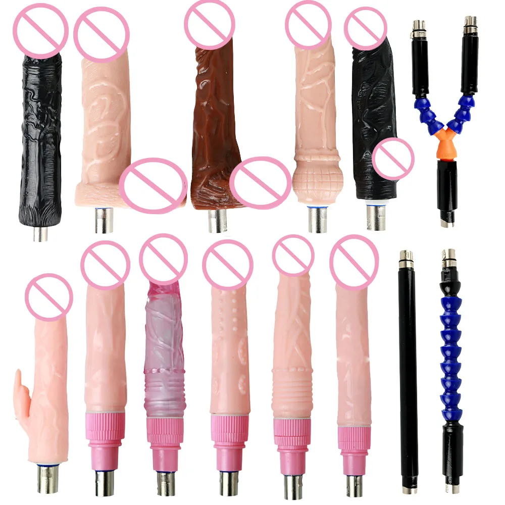 Realistic Silicone Vibration Dildos with 3XLR Connector for Sex Machine Attachment Sex Toys Big Penis for Women G Spot Stimulate