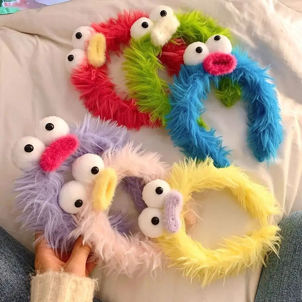 

Ugly Doll Headband Sweet Plush Korean Style Cartoon Hair Hoop Cosplay Hairbands Funny Hair Hoop Hair Accessories