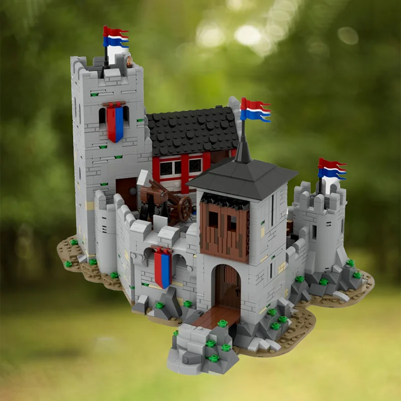 2494 MOC Small Medieval Castle in the Deep Forest of Europe DIY Creative Retro Children's Toy Birthday Gift Building Blocks