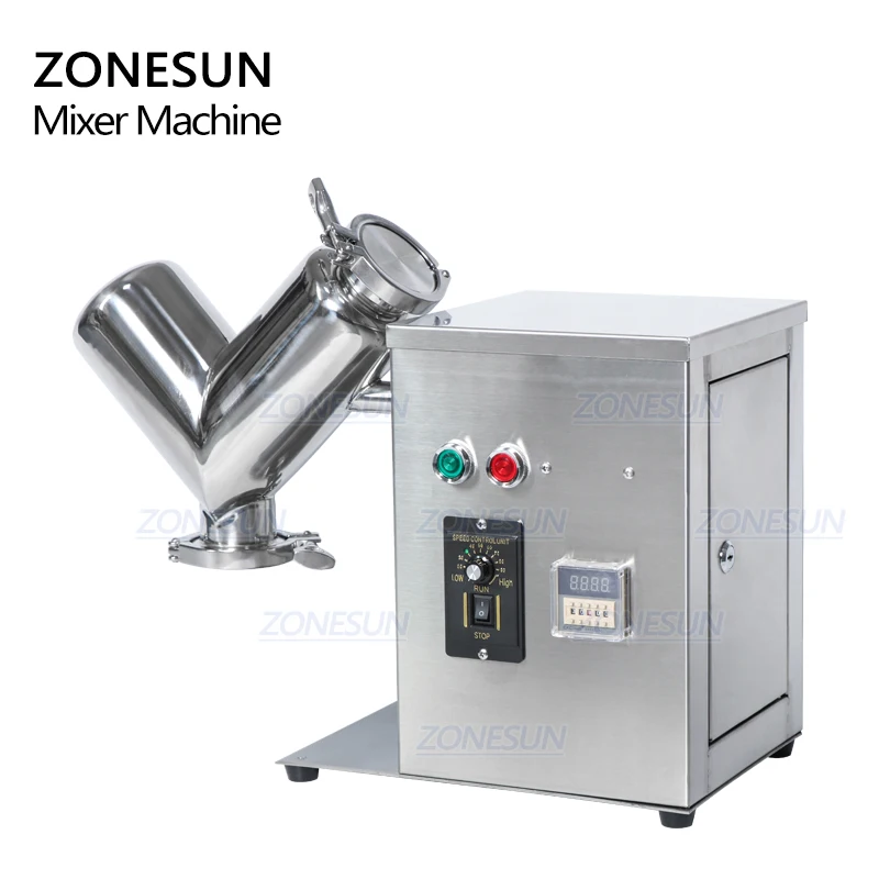 ZONESUN impastatrice di polvere secca miscelatore di polvere inossidabili frullatore casa macchina di miscelazione grano caramella compressa vitamina