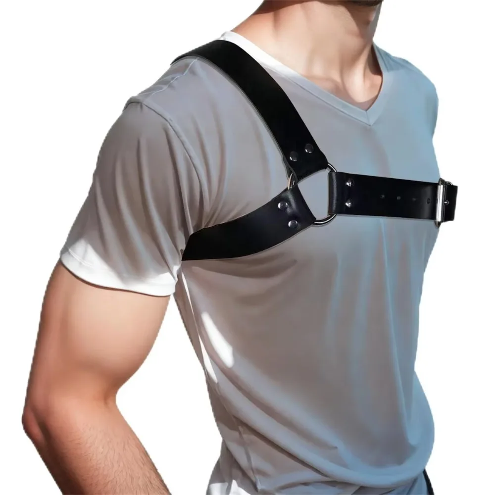 

Adjustable Body Corset Straps PU Leather Punk Lingerie Harness Corset Suspenders Waistband Shaping Chest