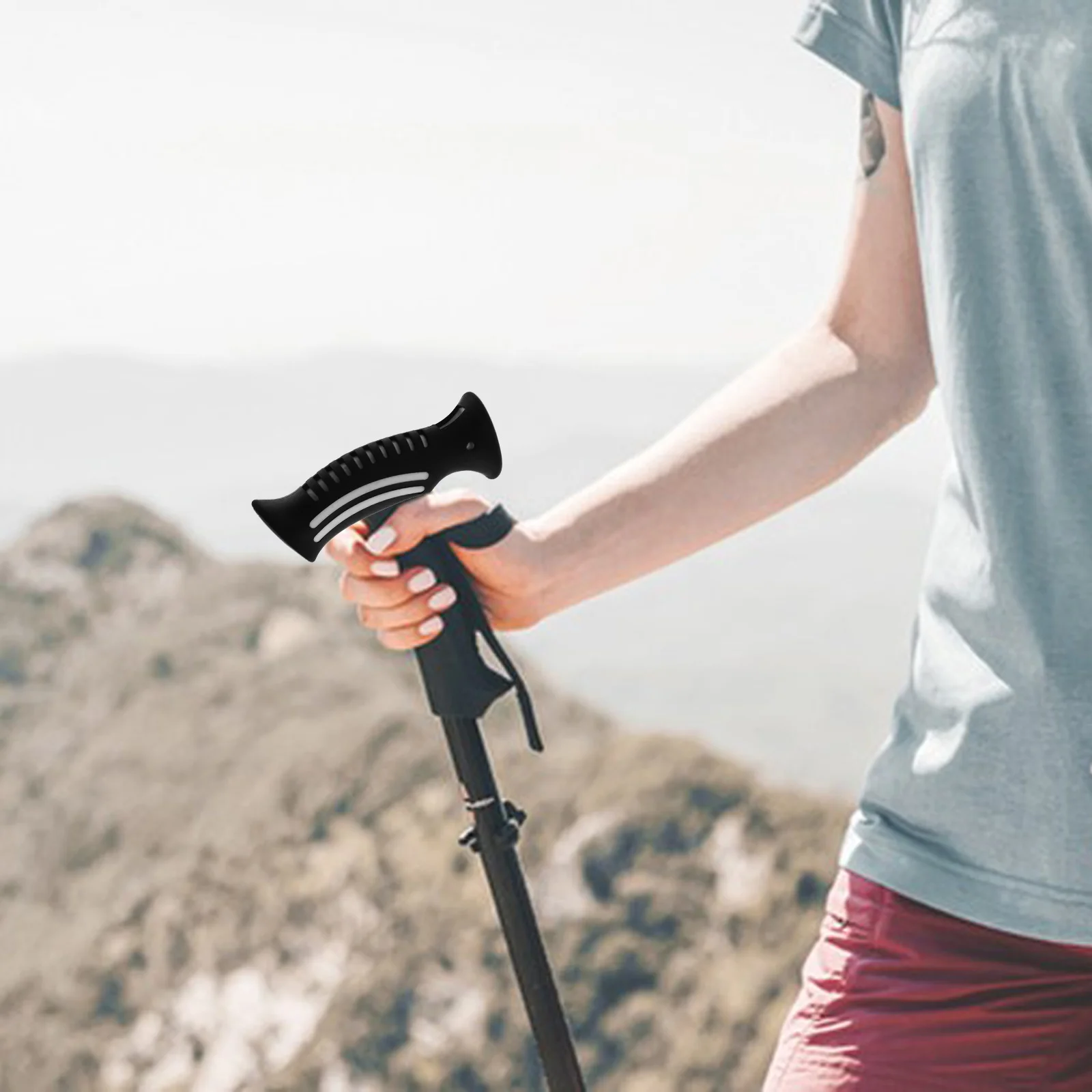 

Replacement Non-Slip Plastic Grip For Hiking Pole Handle Outdoor Stick Trekking Tool Cane Handle Grip Replacement