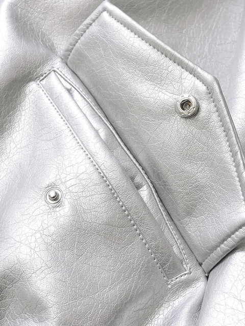 Ailegogo Streetwear Women Retro Loose Short Pu Faux Leather Jacket Spring Autumn Female Zipper Coat Vintage Moto Biker Outwear 6 Ailegogo Streetwear Women Retro Loose Short Pu Faux Leather Jacket Spring Autumn Female – view 6