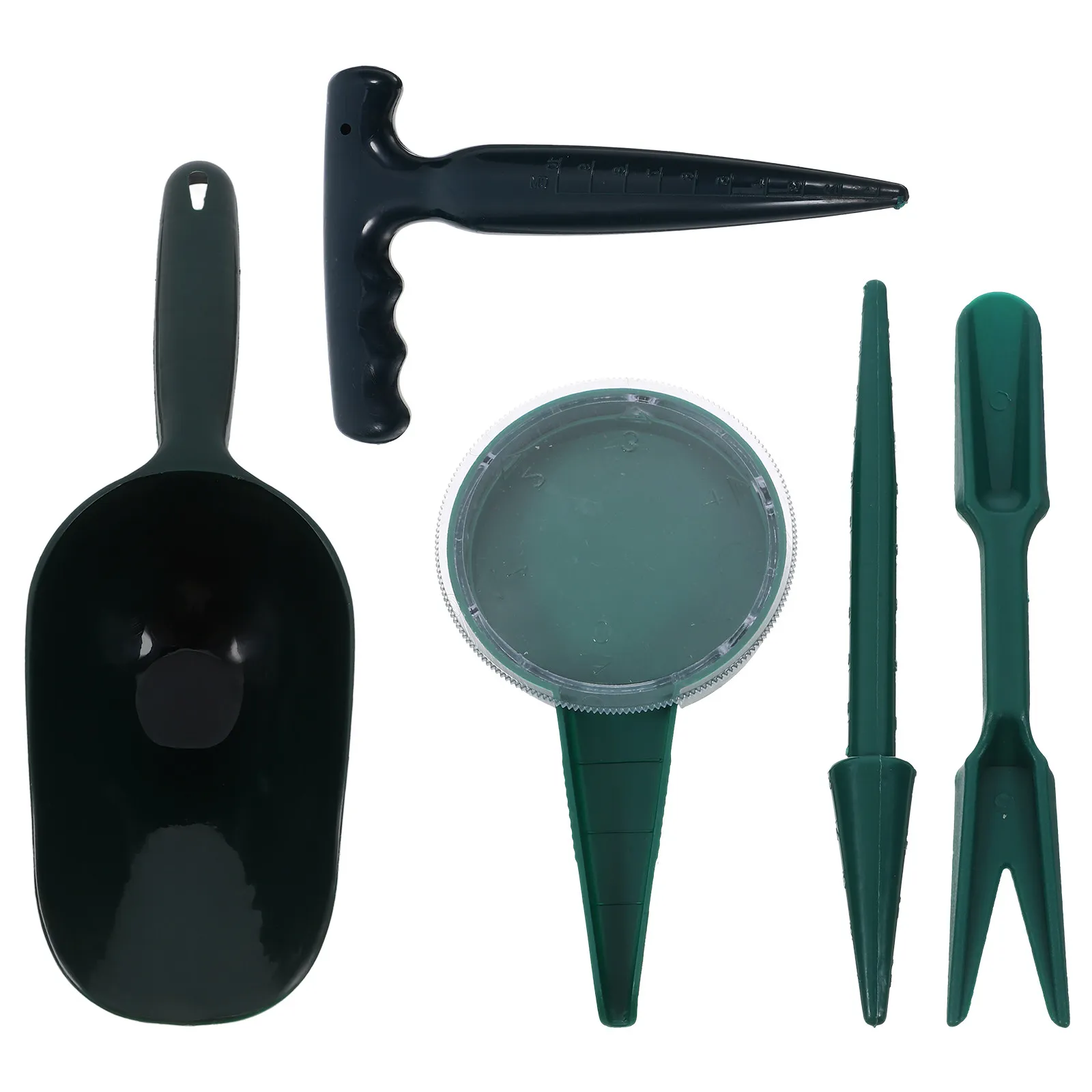 Garden Dibber Tool Set – Plastic Planting Dibbler for Succulents, Bonsai, Flowers, Vegetables, Transplanting & Soil Loosening