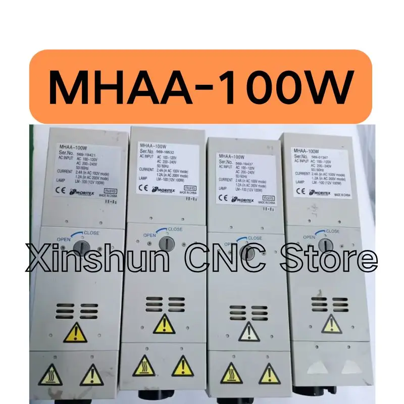 Second hand MHAA-100W cold light source tested  OK and shipped quickly