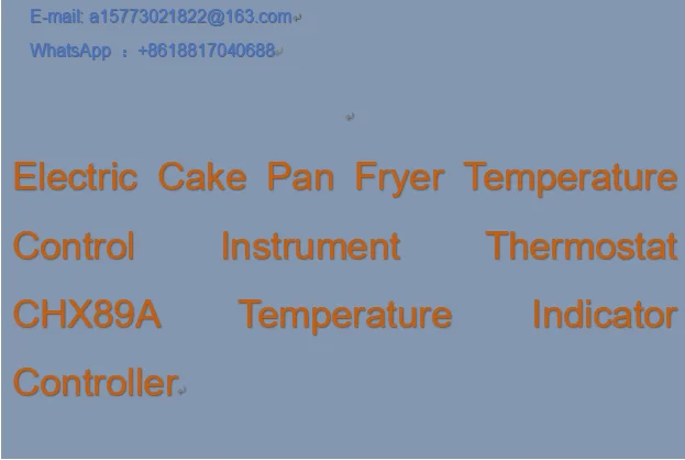 Electric Cake Pan Fryer Temperature Control Instrument Thermostat CHX89A Temperature Indicator Controller