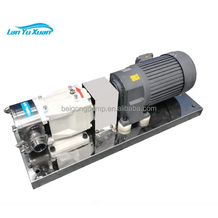 

Small Compact Mini Stainless Steel High Viscous Sanitary Food Grade Rotor Rotary Lobe Pump