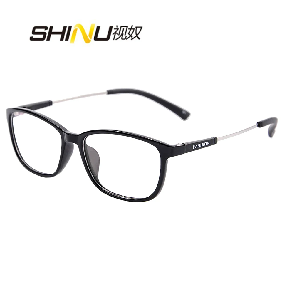 

customized varifocal glasses men prescription memory glasses with flexible arms smart tr90 glasses to far and near