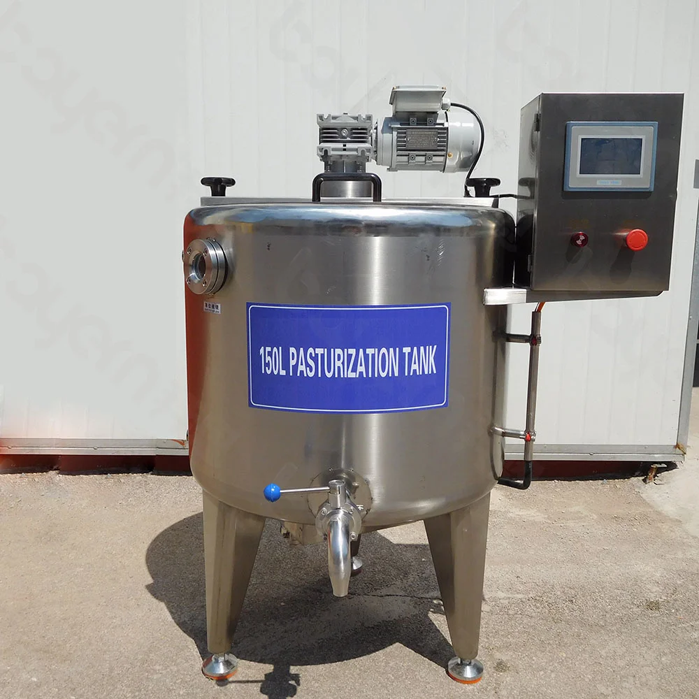 Milk Fermenter Yogurt Butter Cheese Maker Industrial Dairy Milk Processing Machine 1000 Liter Milk Juice Pasteurizer Machine