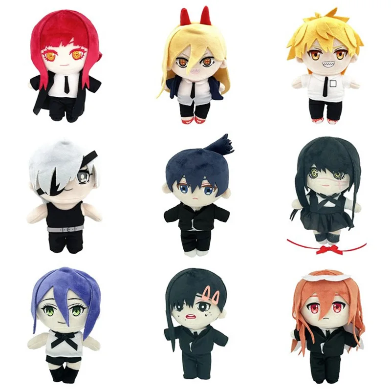 

9 Style 20cm Makima Angel Devil Denji Reze Power Hayakawa Aki Higashiyama Kobeni Reze Quanxi Plush Doll Cartoon Stuffed Toy