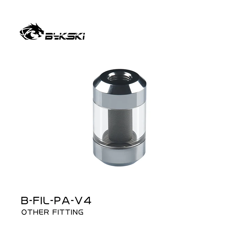 

Bykski G1/4" Filter Double Internal Water Cooling System Metal +Acrylic Dual Spiral Pattern Brass Connector, B-FIL-PA-V4