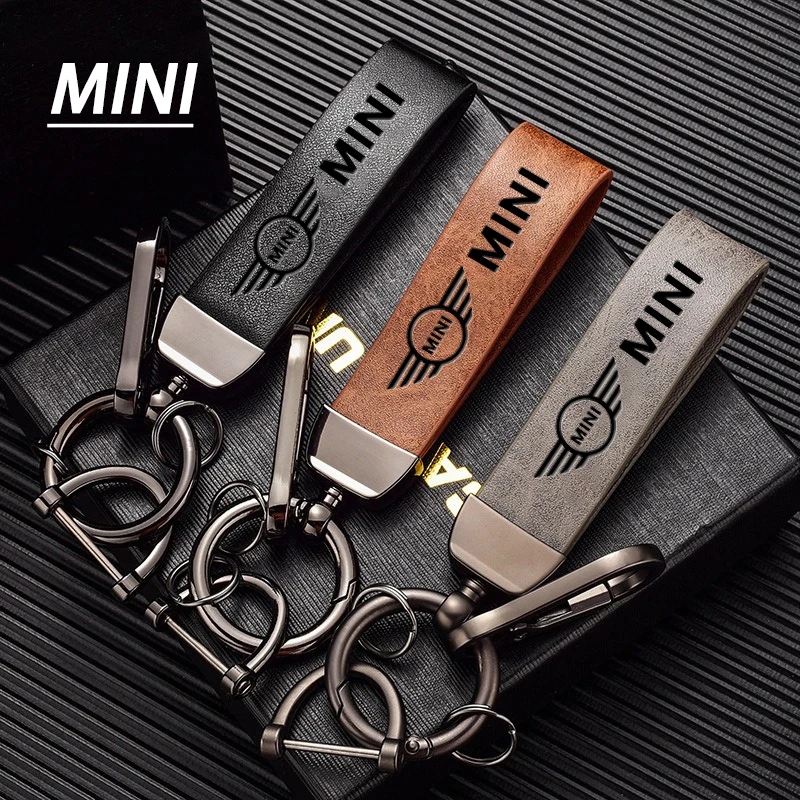 MINI insignia 3D, llavero de coche, accesorios para MINI Cooper R56 F56 R50 JCW Cabrio Aceman Countryman Clubman Roadster