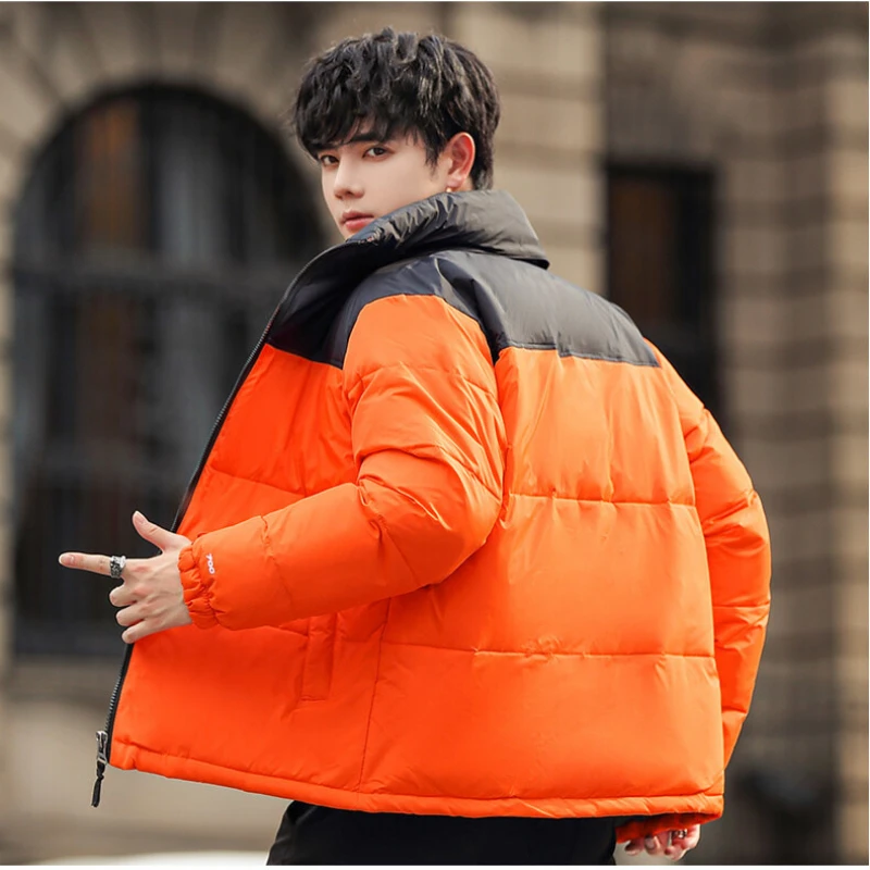 2022 Couple's Down Jacket Coats for Men Winter White Duck Down Men's Cold Jacket Thin Men Parka Short Winter Parkas for Men