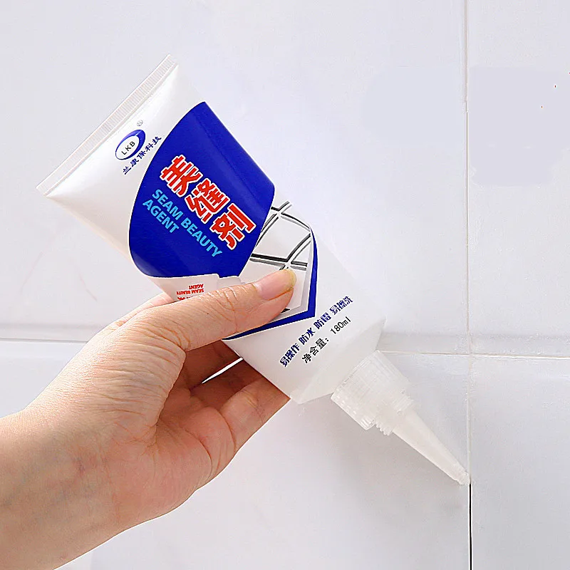 Tile beauty seam agent pool beauty seam toilet base jointing agent waterproof anti-mildew beauty seam real porcelain glue