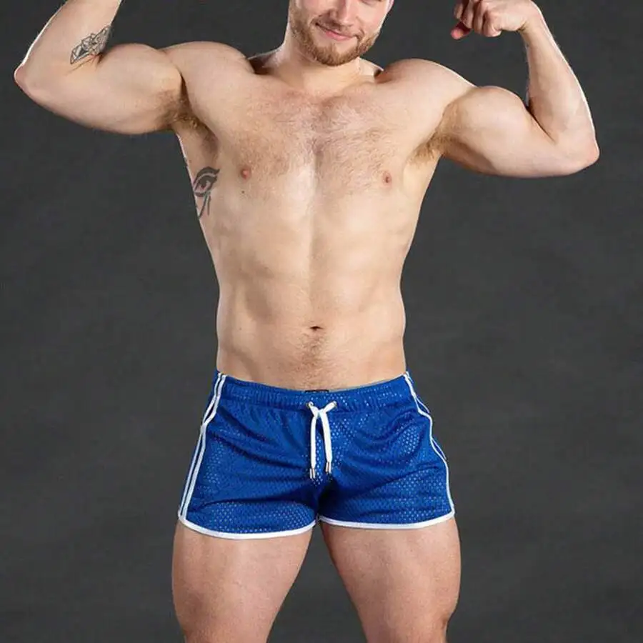 

Mens Breathable Mesh Shorts With Drawstring Casual Lightweight Cooling Shorts For Lounge Outdoor Wear