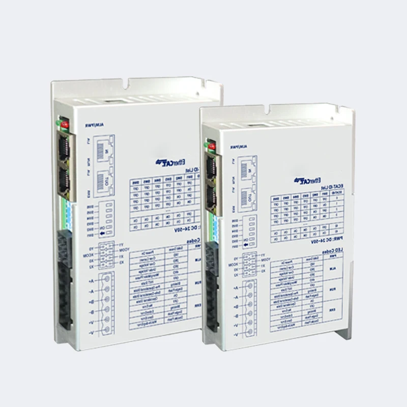 PrimoPal Low Cost 2 Phase Moons NEMA 17 Open-Loop Ethercat Stepper Motor Drive and Controller for Stepper Motor
