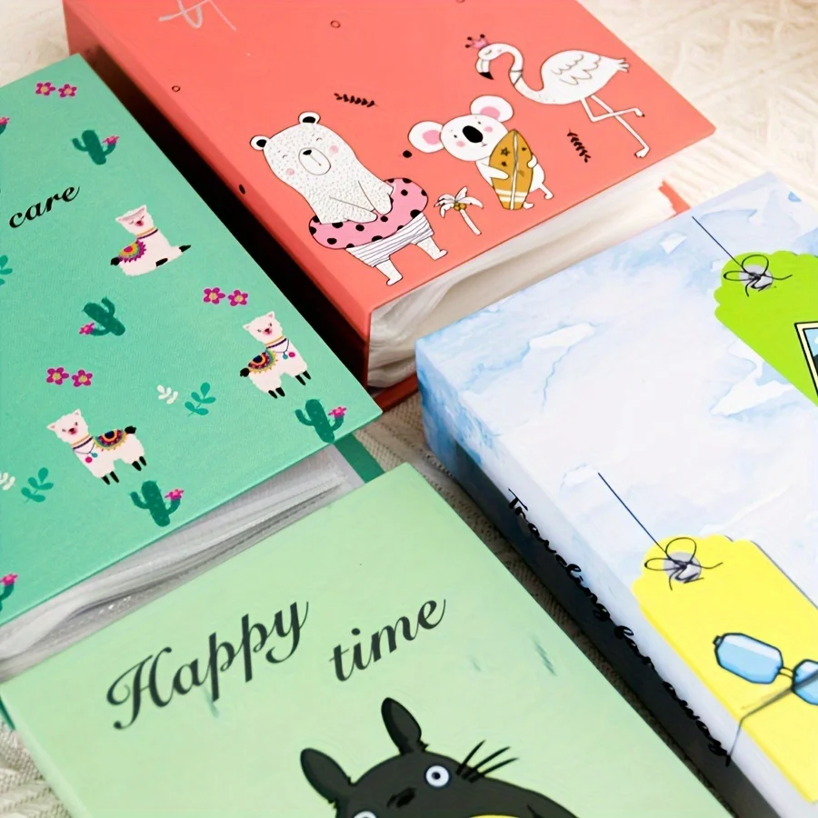 Simple modern cartoon 6 inch 100 card small album