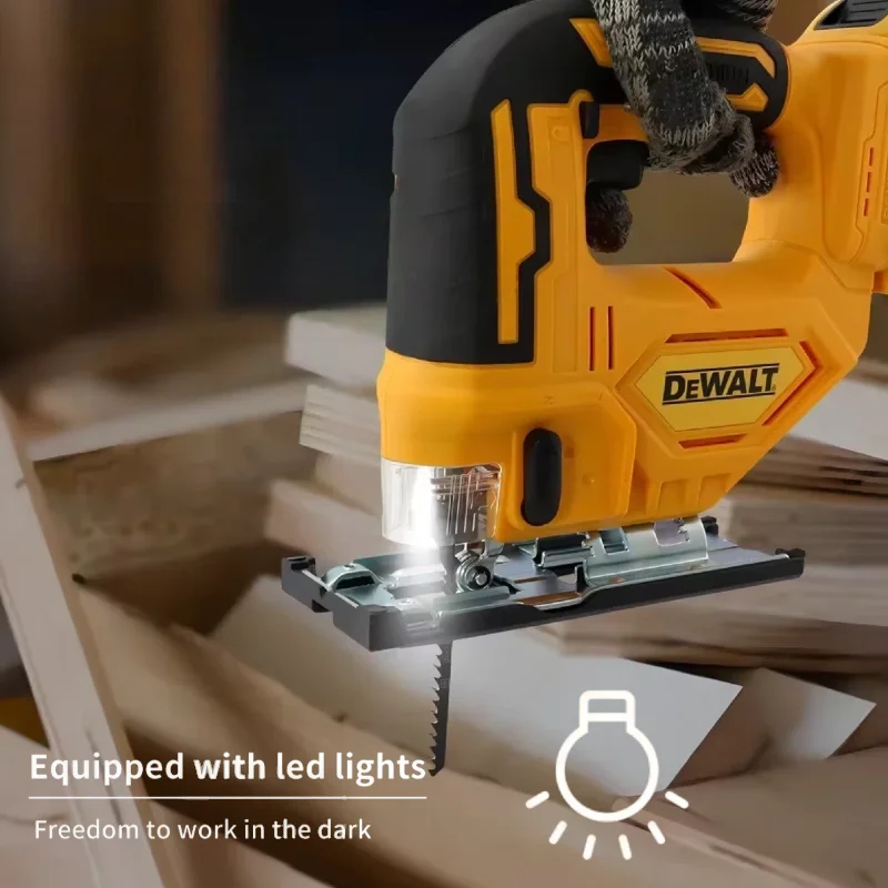 Dewalt Brushless Curve Saw Cordless Electric Jig Saw  2700RPM Portable Multifunction Adjustable Woodworking Power Tool 20V