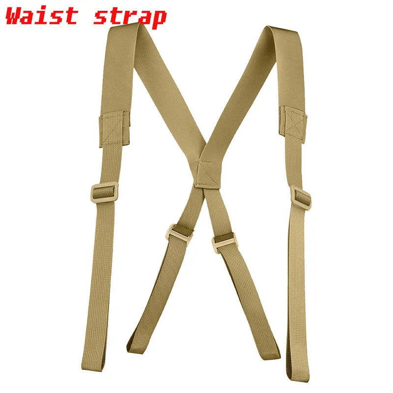 حزام مولي تكتيكي - أحزمة كتف عسكرية من النايلون لمعدات الهواء الطلق والادسنس والمشي لمسافات طويلة