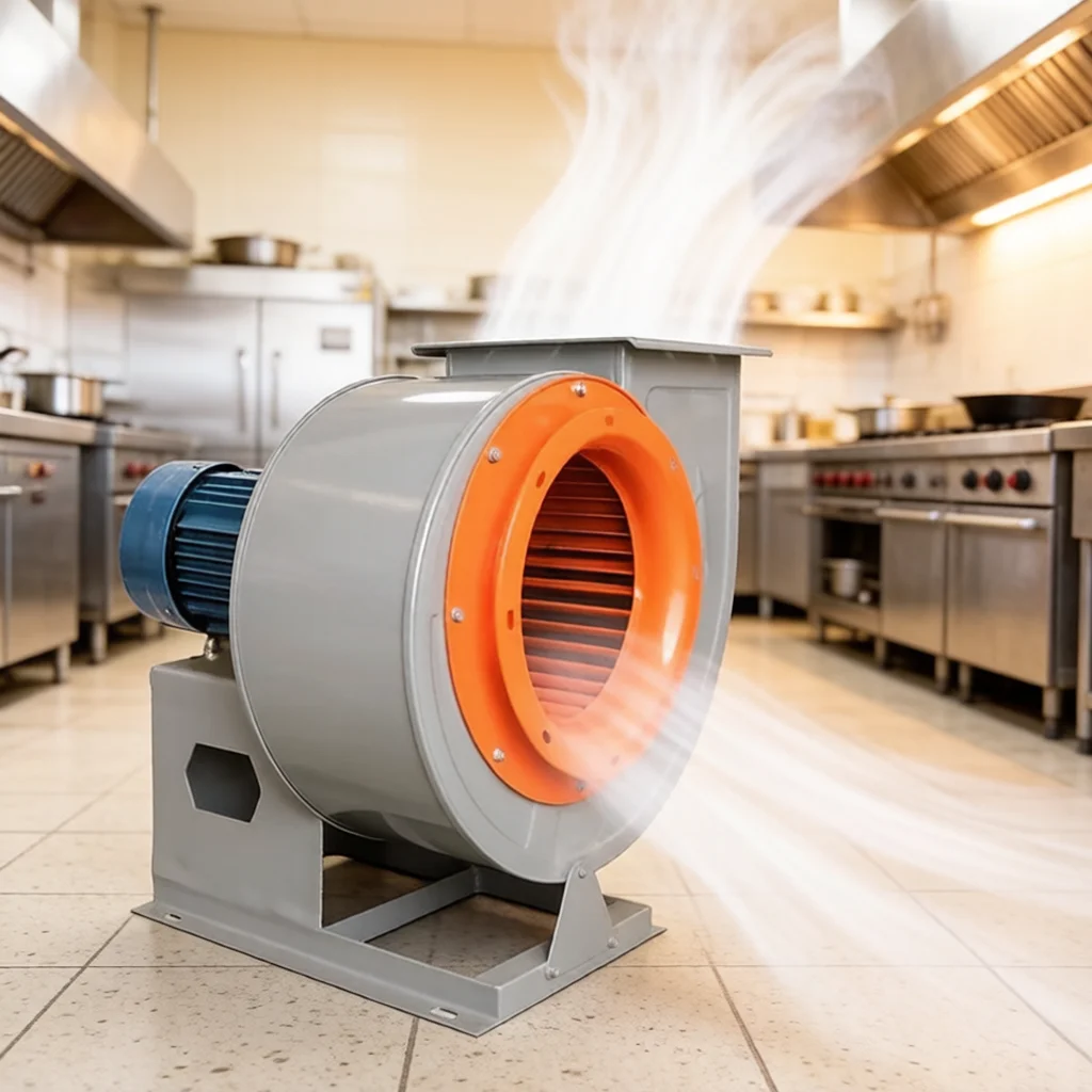 Multi Function Long Working Time Kitchen Exhaust Centrifugal Blower Fan For Restaurant Kitchen Exhaust