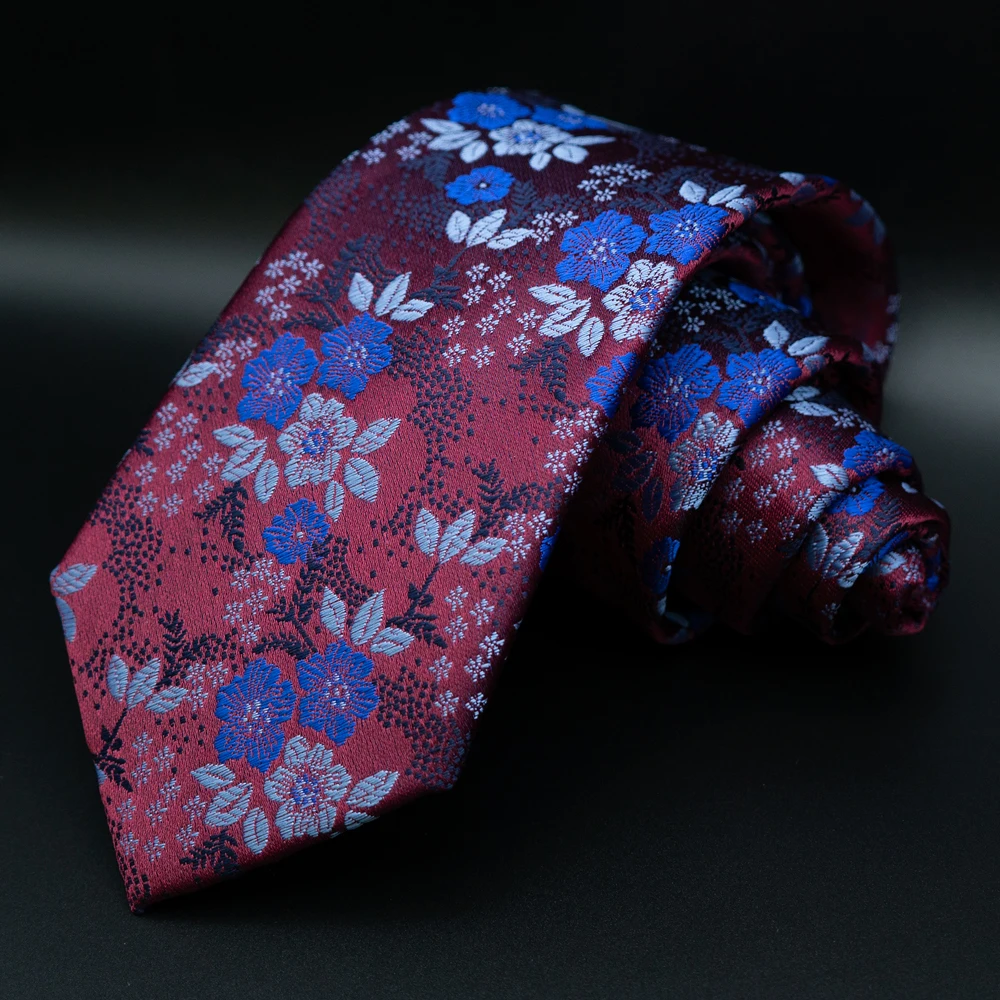 EASTEPIC 8 cm neue modische lila Blumenkrawatte für Herren, Freizeitkleidung, elegantes Accessoire, hochwertige Krawatte, Hochzeit, Party, Blumenblatt – Detail 23