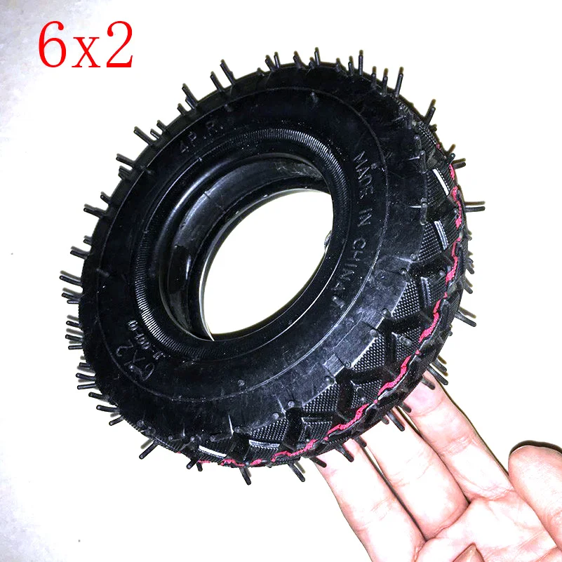 Size 6x2 Tire Inner Tube Fits Electric Scooter for Modified Wheel 160mm Pneumatic Tyre   F0