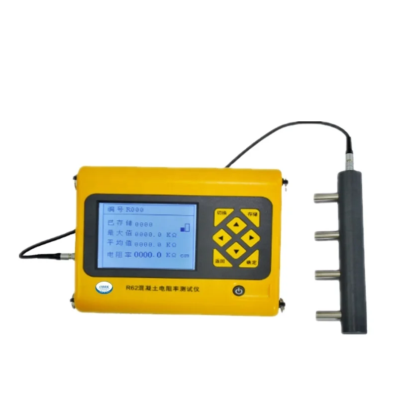 R62 steel bar corrosion finder concrete surface resistivity meter operate in a demanding site environment