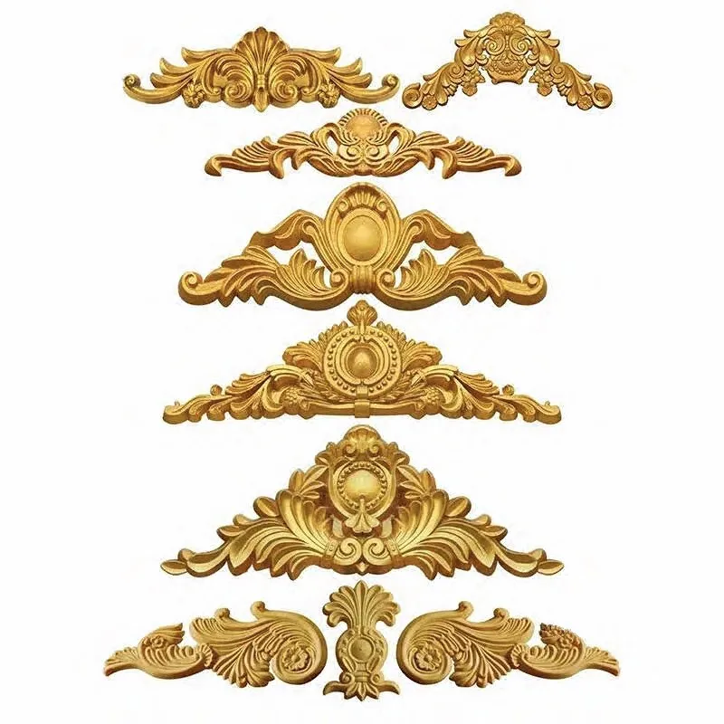 European Roman Column Pediment Mold Villa Exterior Wall Decoration Light Luxury Home Decoration Cast-in-place Cement Template