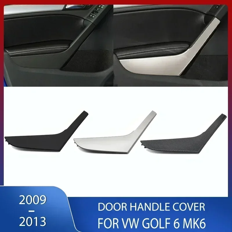 

High Quality Car Interior Left Right Side Door Handle Cover Trim Replacement For VW Golf 6 MK6 2009-2013 5K4868039A 5K4868040A