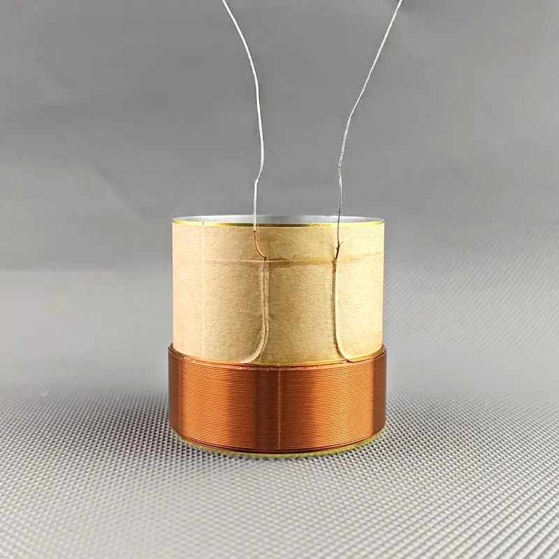 1Pcs 49.5mm  ASV 4-Layers 8Ohm Round Copper Wire Bass Speaker Voice Coil Woofer Sound Driver Loudspeaker Repair Parts