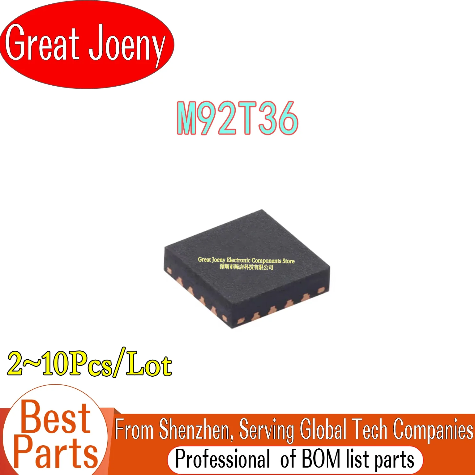 

(2-10piece)100% New M92T36 QFN-40 for NS switch console mother board power ic chip Bulk Best Price