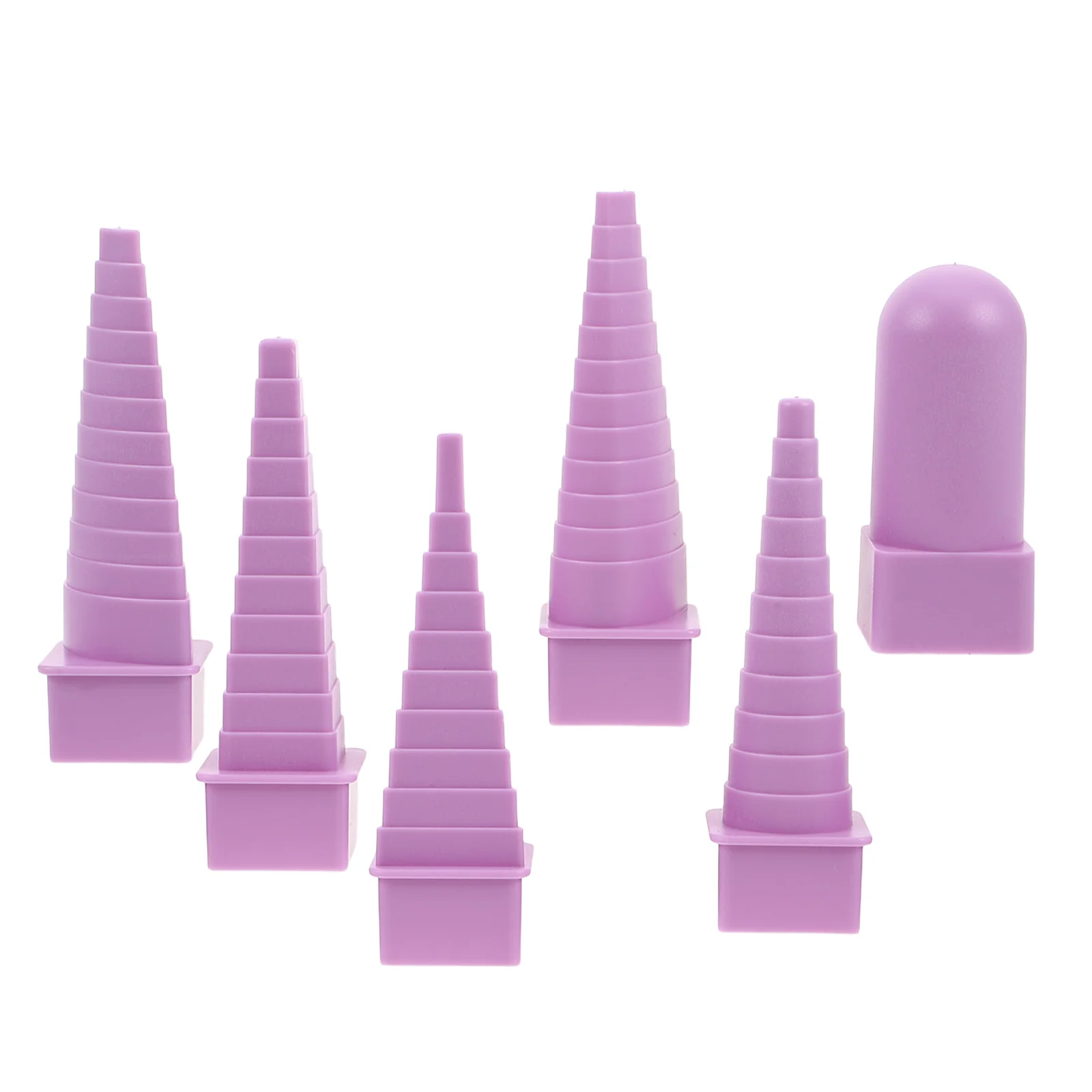 1Set Wire Wrapping Tools Multi-Shape Plastic Mandrel Wire Bending Shaping Forming Tool Set for Jewelry Making DIY Crafting Paper