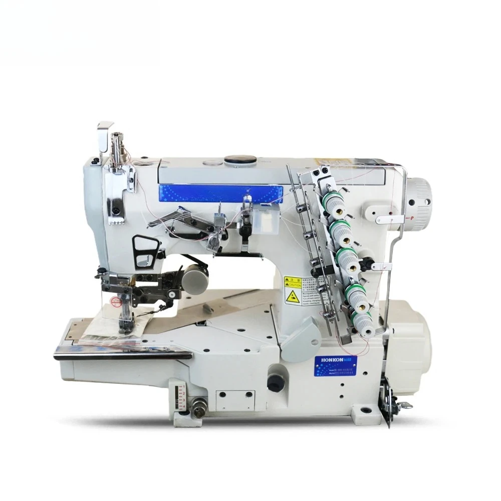 HK-600 Direct Drive Small Flat Bed High Speed Interlock Machine for Knitted Fabrics