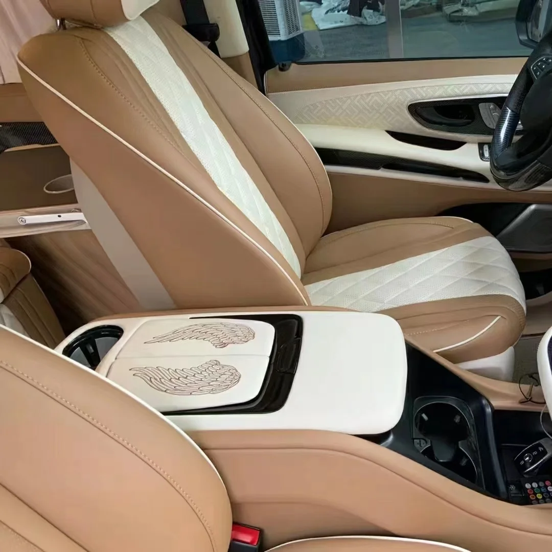 Factory Hot Selling Luxury Car Interior Accessories Storage Armrest Console Box For Vito And Sprinter Excluding Wrapping And Wat