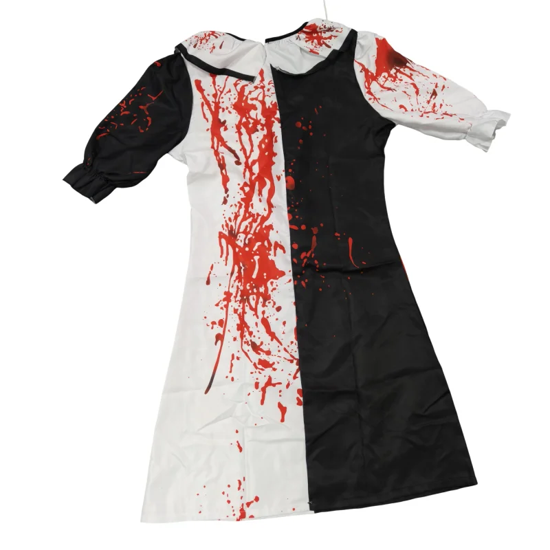Déguisement Clown Ensanglanté Noir et Blanc – Homme ou Femme – photo 8