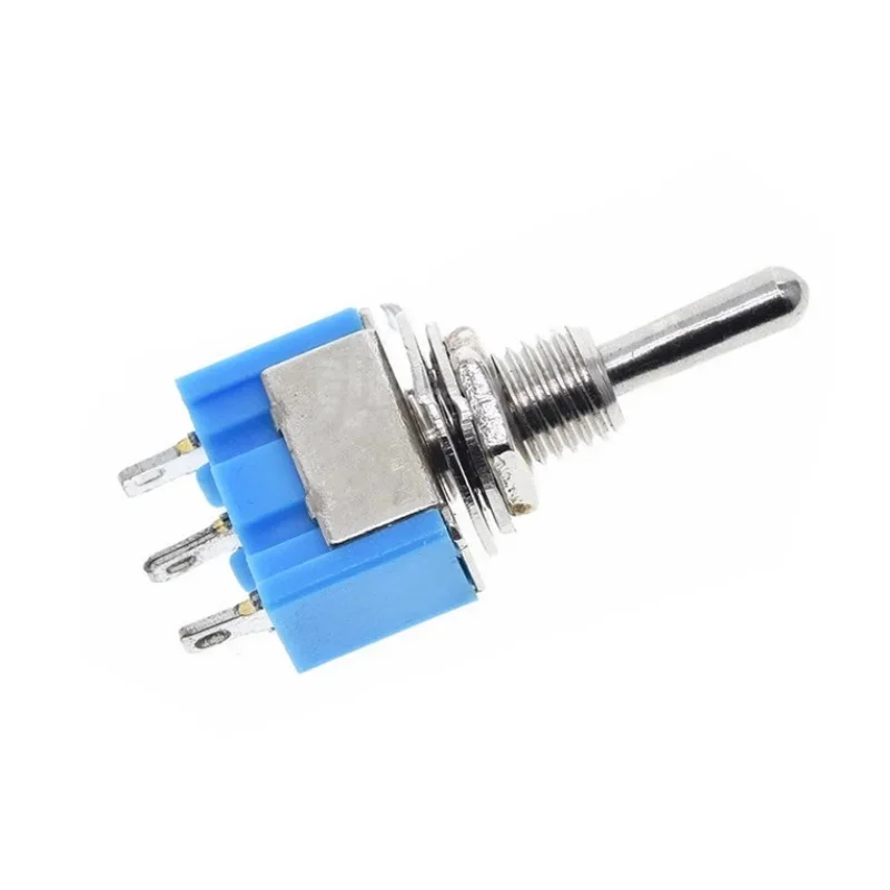 5pcs/Lot ON-OFF-ON 3 Pin 3 Position Mini Latching Toggle Switch AC 125V/6A 250V/3A SPDT Rocker Switch