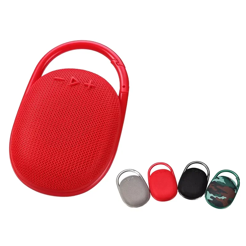 

Factory Wholesale Bluetooth Speaker Portable Bass Outdoor Clip Clip4 Fabric Small BT Bike Waterproof Bluetooth Speaker